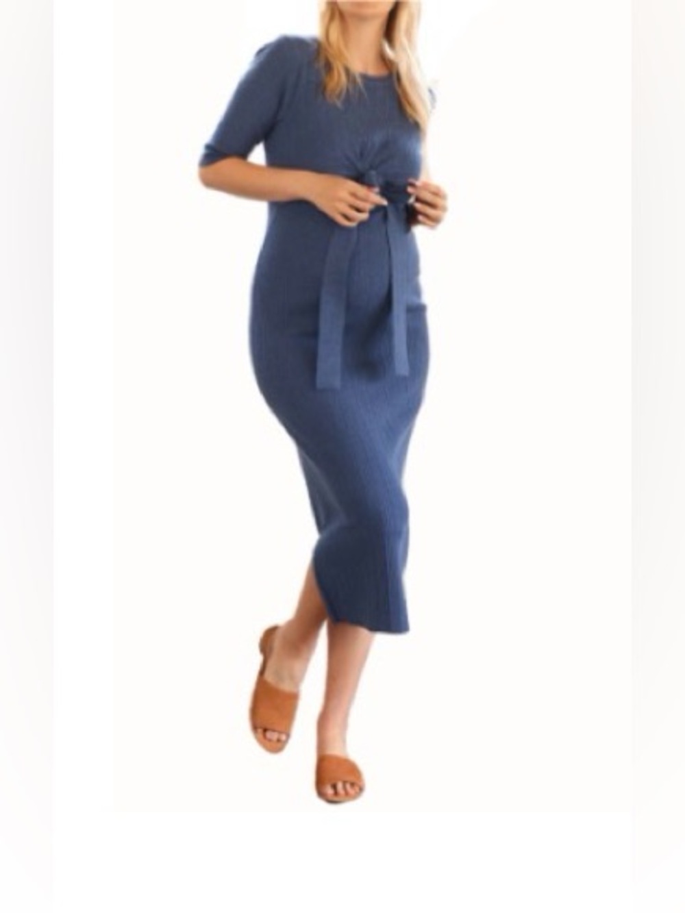 Angel Maternity Maternity/Nursing Knit Dress